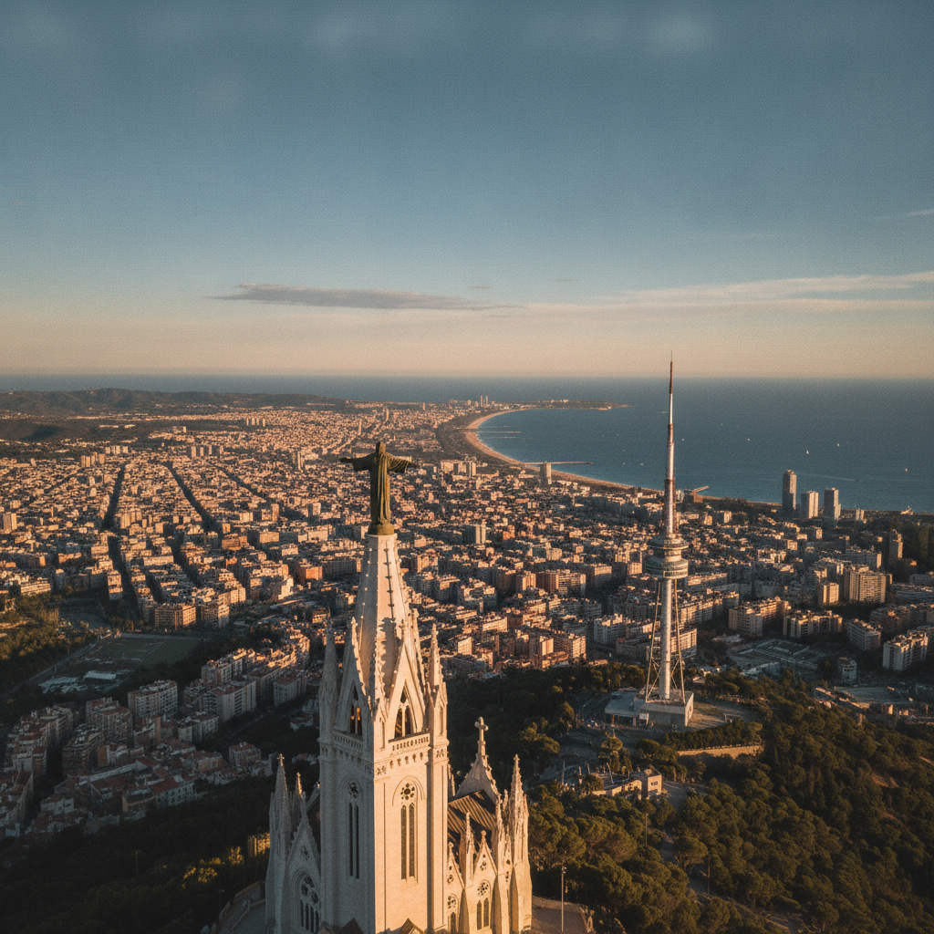 Tibidabo, Collserola & Pedralbes: Above the City, Beyond the Grid