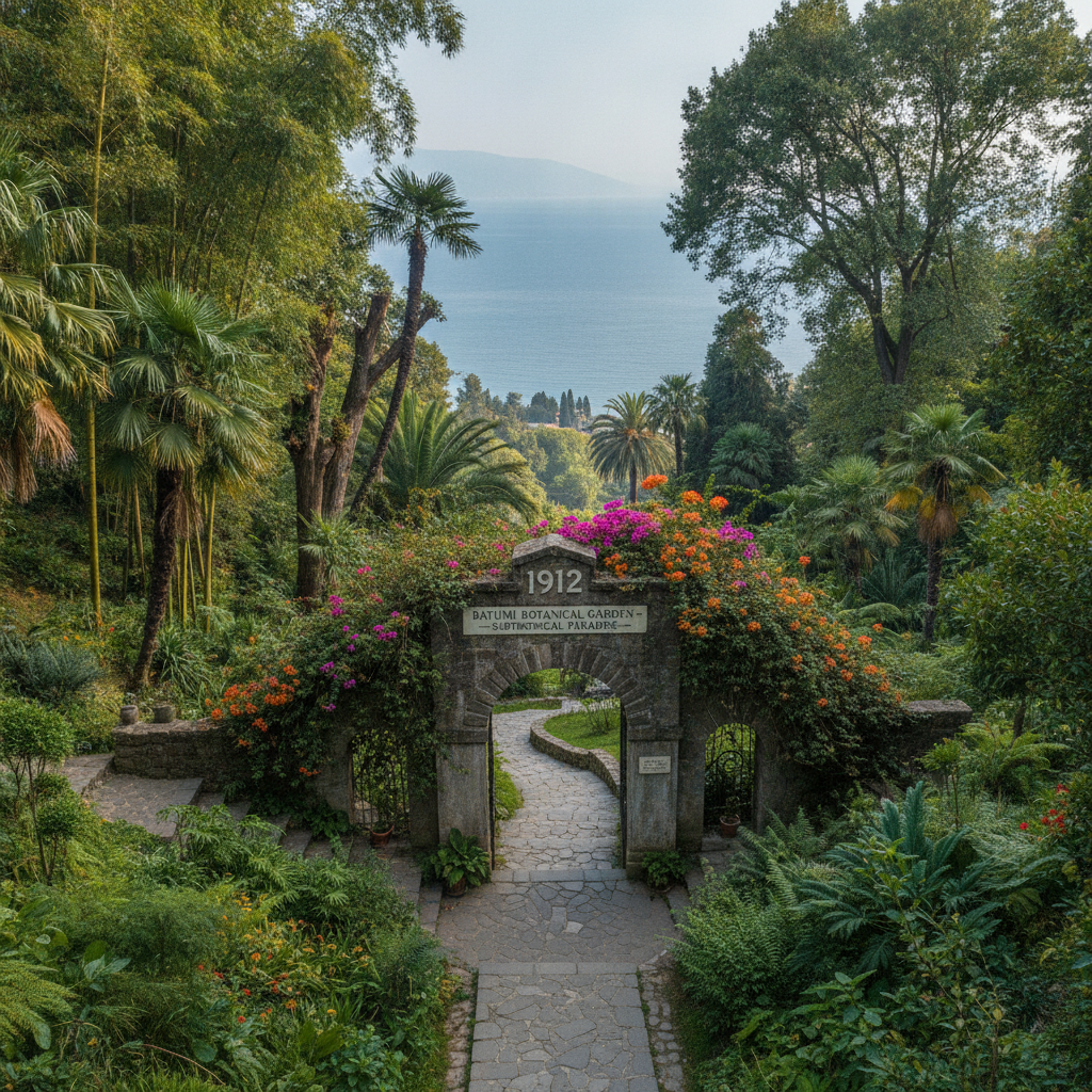 Jardin botanique de Batoumi Paradis subtropical
