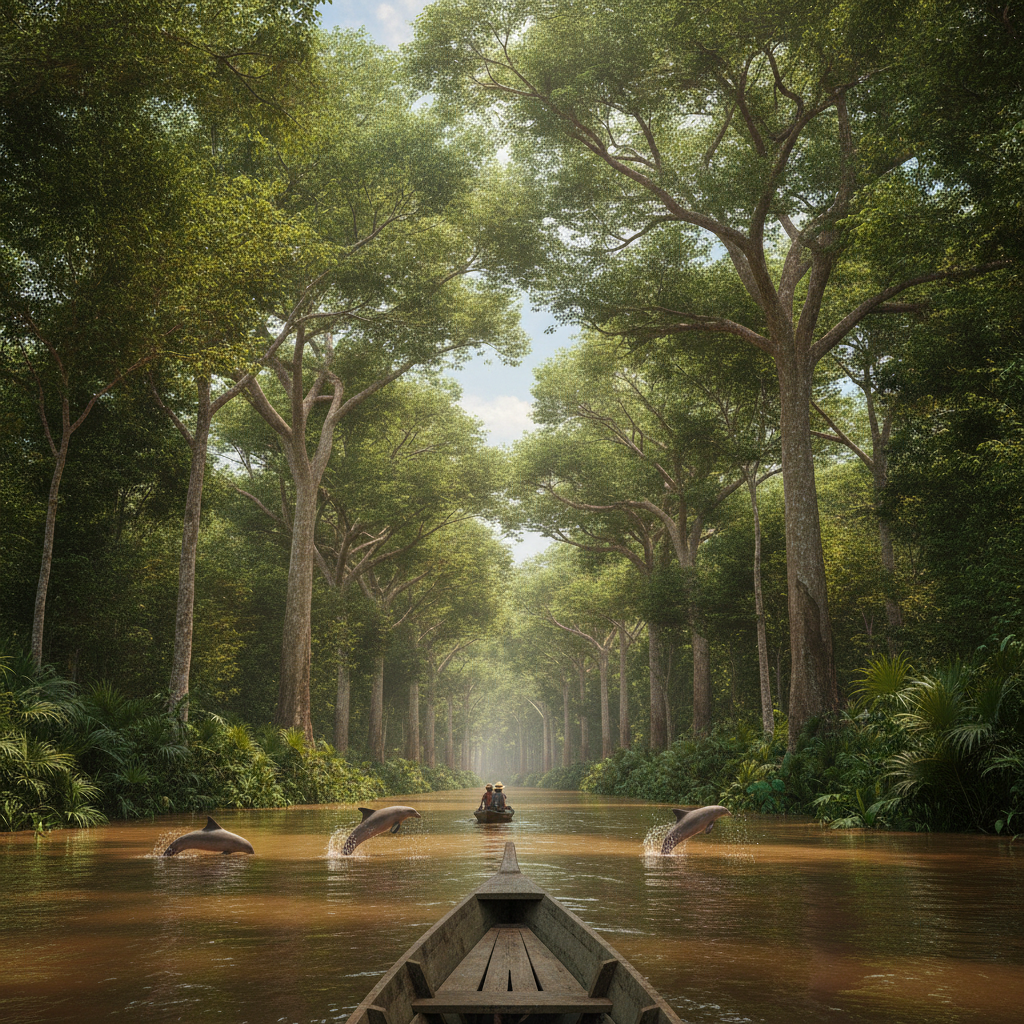 Amazon Forest at Belém's Door: River & Rainforest