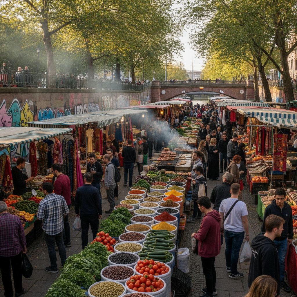 Kreuzberg: Turkish Market, Landwehrkanal & Urban Culture