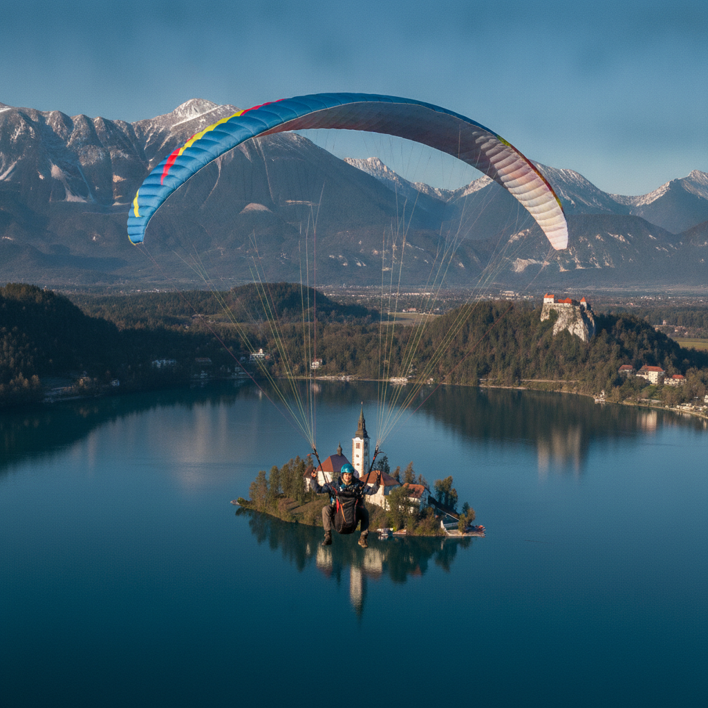 Bled Adventure: Sunrise Hikes, Lake Swimming, Paragliding & Canyoning