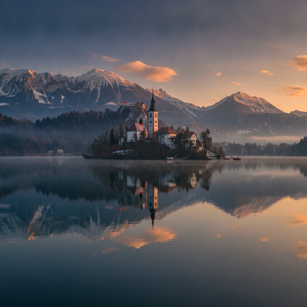 Bled Essentials: Island Church, Clifftop Castle & the Famous Cream Cake