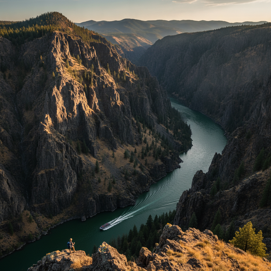 Boise: Foothills Mountain Biking, Hells Canyon, Snake River Valley Wine, Garden City Arts, Shoshone Falls, and Growth