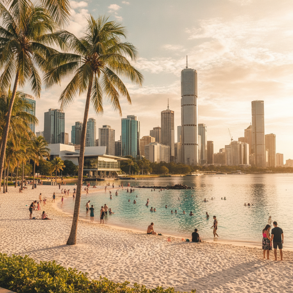 Brisbane: South Bank Artificial Beach and Arts Precinct, Lone Pine World Largest Koala Sanctuary, Story Bridge Climb and CityCat Ferry, Mount Coot-tha Lookout, and Complete Gateway City Practical Guide