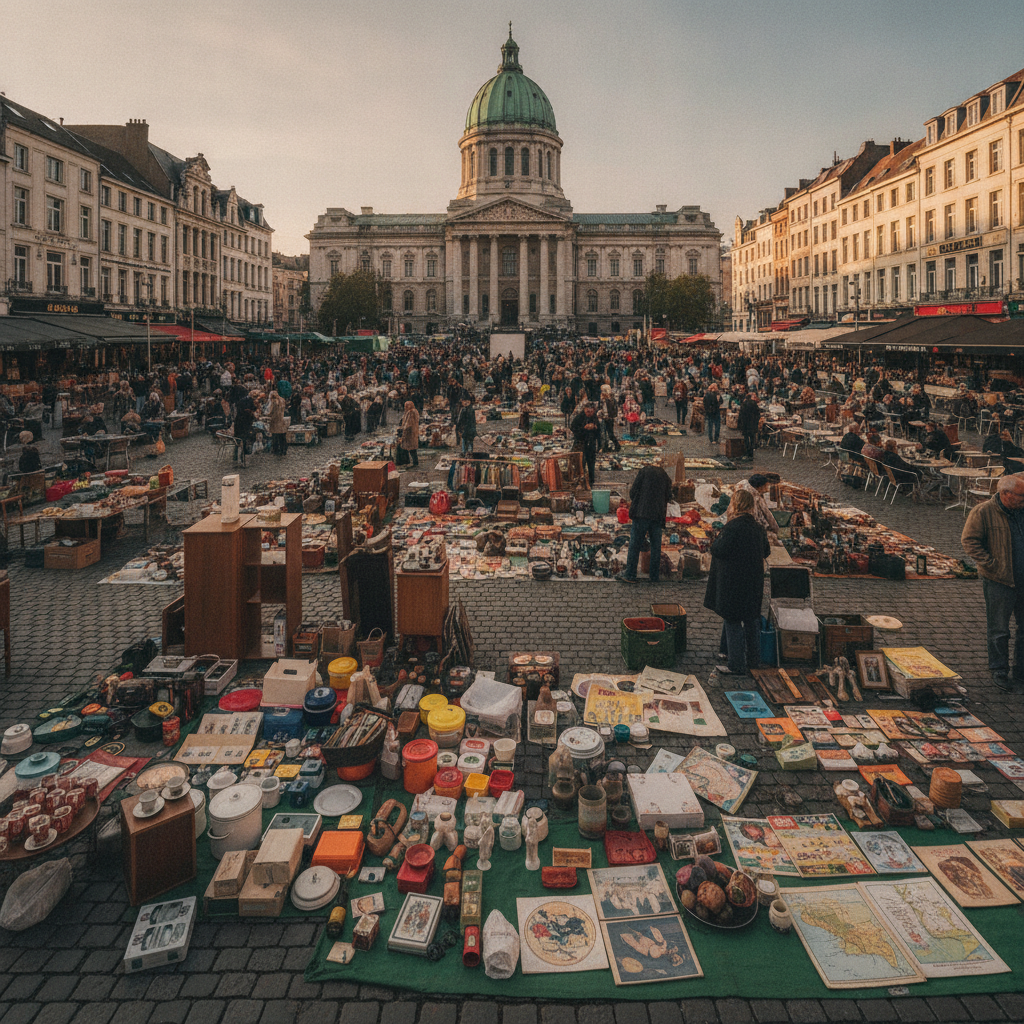 Les Marolles — The Flea Market, Palais de Justice & Working-Class Brussels