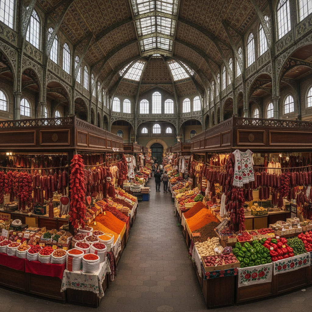 Inner City Markets: Great Market Hall, Váci Street & the Danube Embankment