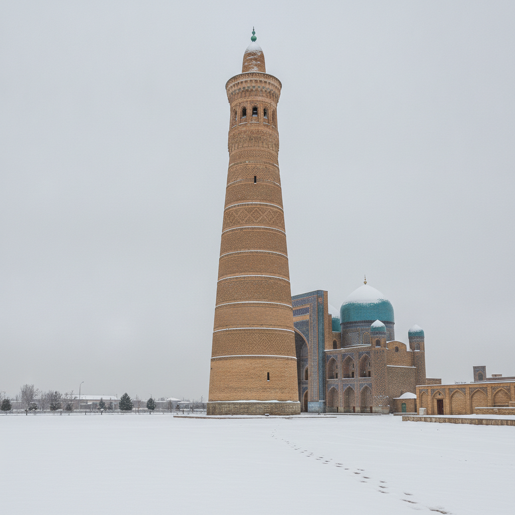 Al-Bukhari Born in Bukhara Compiled the Second Most Authoritative Text in Sunni Islam After the Quran, the Kalyan Minaret Voice Carrying 1.2km at 47m Height to Reach Every Corner of Medieval Bukhara & the Bukharan Suzani Mirror-Image Reverse Test