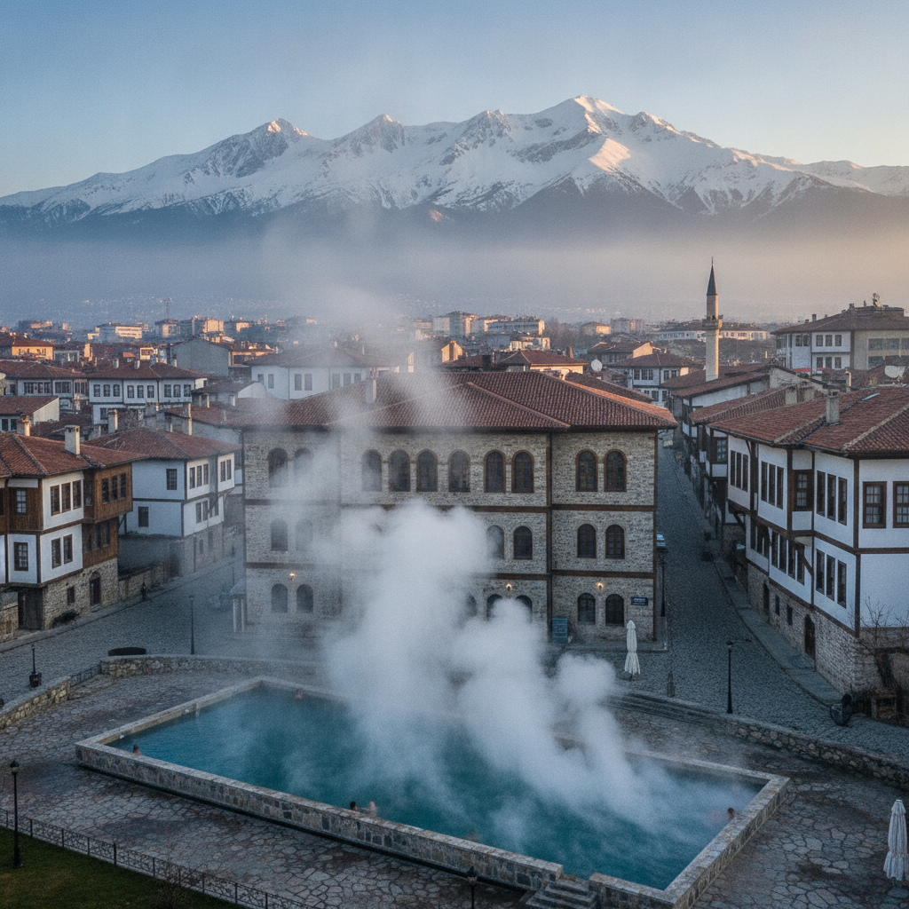 Bursa Thermal Culture: The Cekirge Thermal District, the Ottoman Hamam Tradition, the Ancient Warm Springs Heritage, the Cumalikizik Ottoman Village, and the Bursa City Thermal Hotel