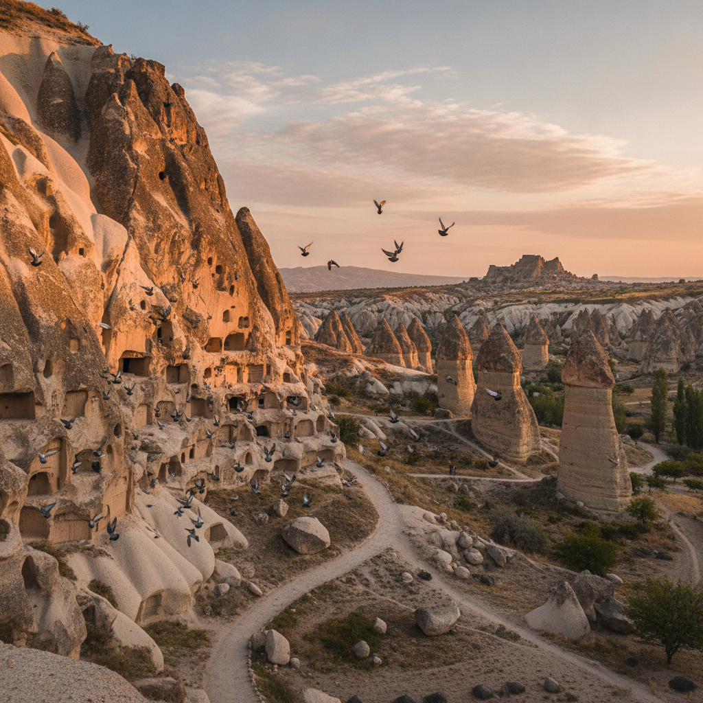 Cappadocia Villages and Valleys: Pigeon Valley Dovecotes, Horse Riding on the Plateau, Soganli Valley Byzantine Churches, Mustafapasa Greek Heritage Houses, and the Cappadocia Agricultural Life