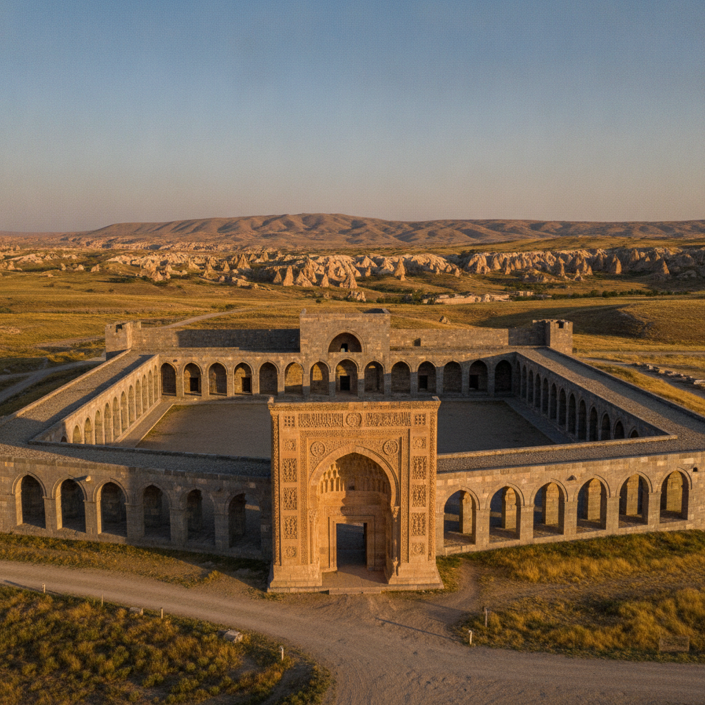 Cappadocia History: Hittite Origins, Kaymakli Underground City Interior, the Caravanserai at Sultan Han, Byzantine to Seljuk Transition, the Silk Road Heritage, and the Historical Layers of Anatolia