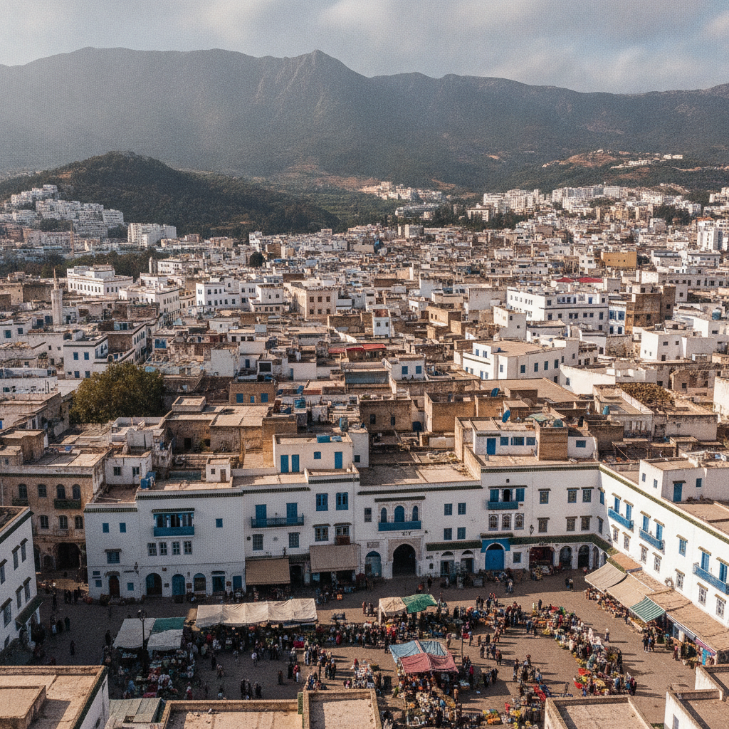 Chefchaouen Region: Tetouan the Andalusian City, the Tangier Connection, the Rif Berber Village Circuit, the Practical Transport from Fes and Tangier, and the Accommodation in the Blue Medina