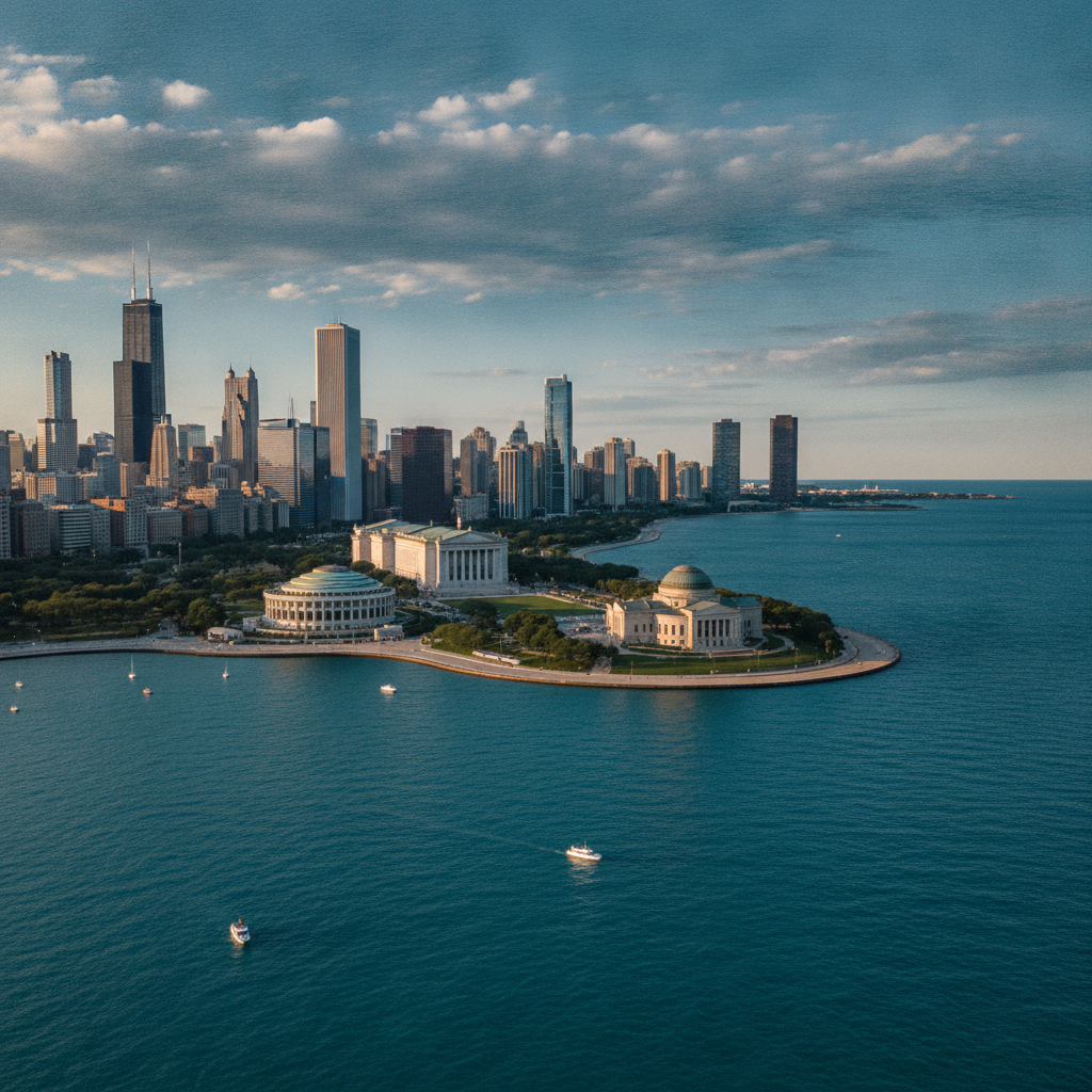 Museum Campus — Shedd Aquarium, Field Museum & Adler Planetarium