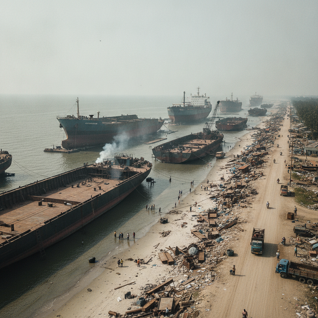 Chittagong Ship-Breaking Beach at Sitakunda
