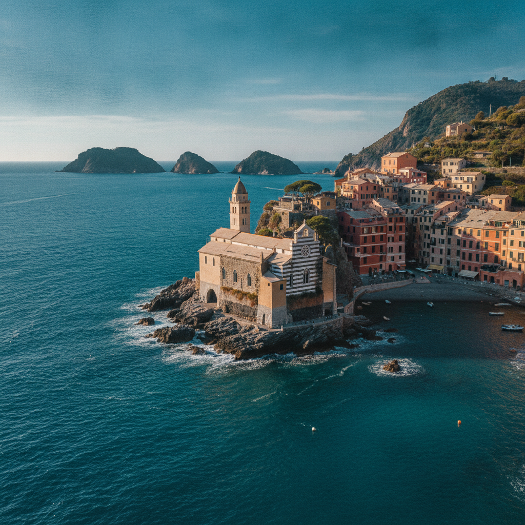 Portovenere โ the Church of San Pietro, Byron's Grotto & the Island of Palmaria