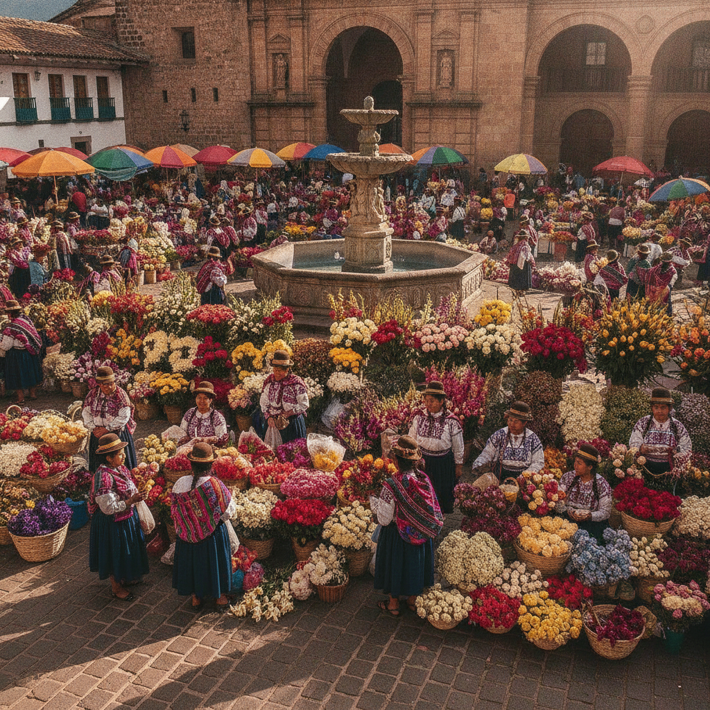 Cuenca's Flower Market: Where the Andes Bloom