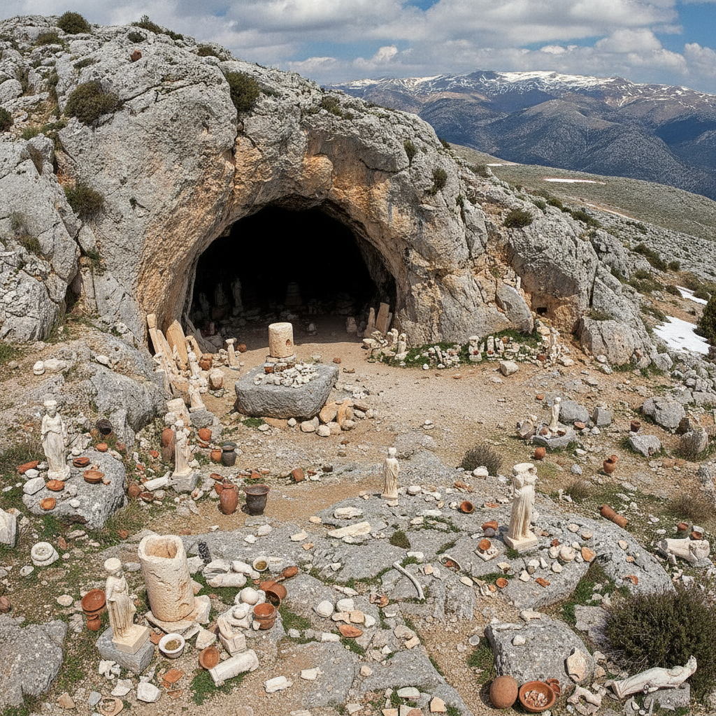Delphi Outdoor and Food: Parnassus Hiking Trails, Corycian Cave of the Nymphs, Arachova Formaela Cheese and Trahana, Delphi Olive Oil PDO, Winter Skiing at Parnassus, and the Mountain Food Circuit