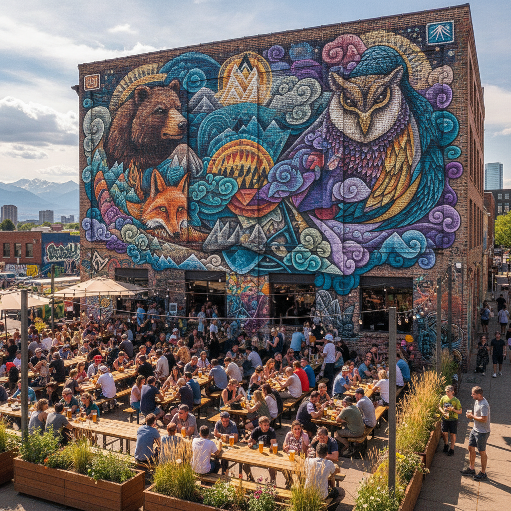 Denver: Mural District Breweries, Summit County Skiing and the Wickedest Street in America