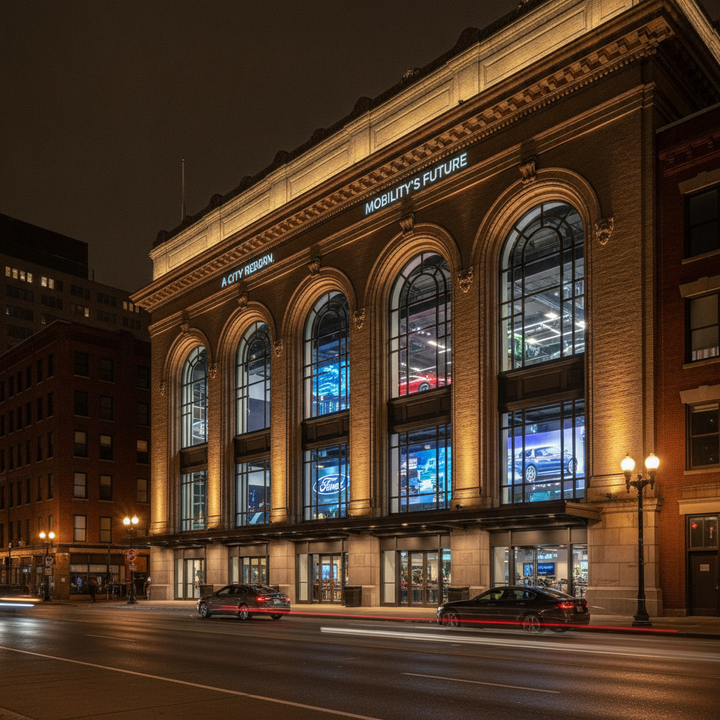 Detroit R3: Ford Motor Company (1903 founding USD 28,000, Model T 15M built, moving assembly line 1913 Highland Park, Five Dollar Day 1914 USD 5 minimum wage), Detroit 1967 uprising (43 dead, 7,200 arrested, 2,000 buildings burned, white flight acceleration, 1943 race riot 34 dead), Detroit architecture (Guardian Building 1929 Art Deco, Fisher Building most beautiful commercial AIA, Michigan Central Station 1913 Ford 2023 restoration, ruin porn phenomenon), African American heritage (Great Migration 6M, Black Bottom Paradise Valley demolished, Wright Museum largest African American history museum world), Practical (Downtown Midtown Corktown Eastern Market neighborhoods, Jazz Festival 1M Hart Plaza, Grand Prix Belle Isle, Ambassador Bridge busiest NA border), Detroit EV future (GM zero emission 2035, F-150 Lightning, Stellantis 14 brands, American Center for Mobility Willow Run B-24 plant)