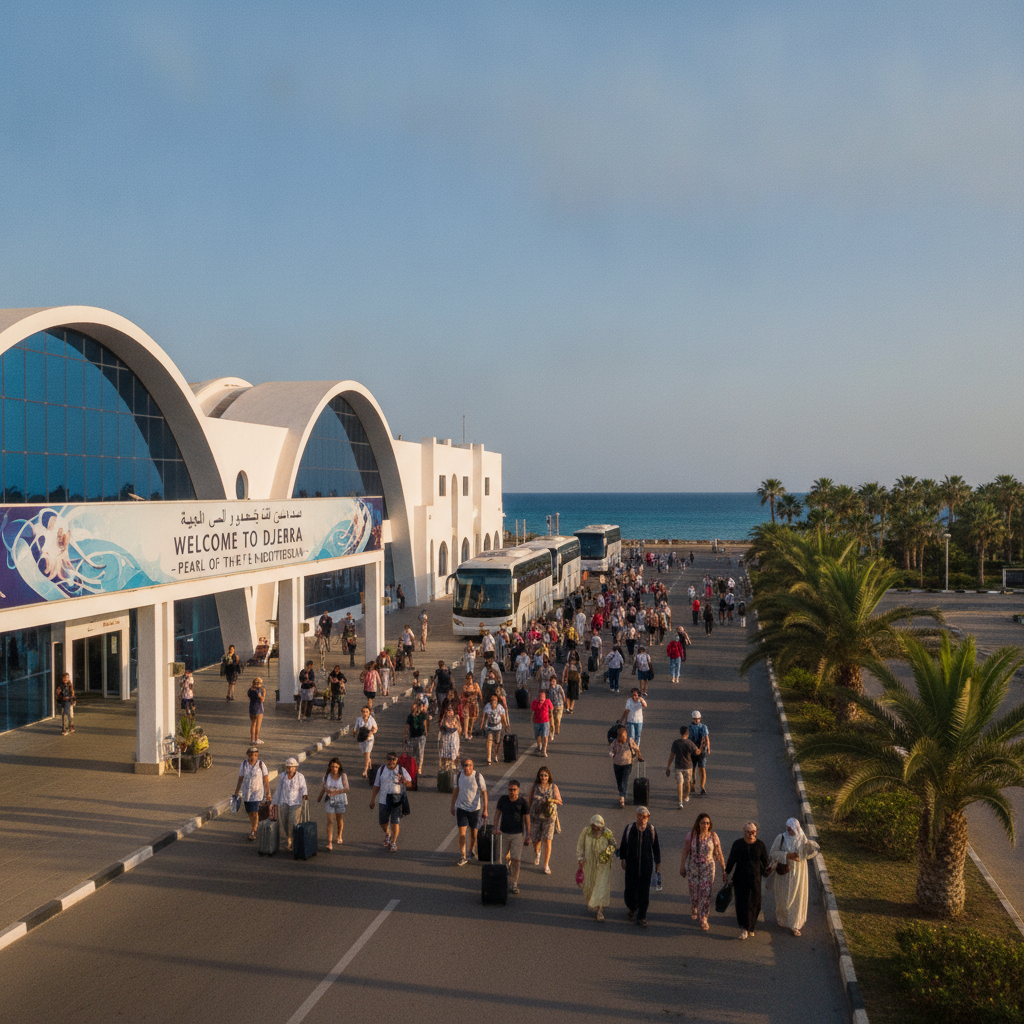 Djerba Practical: The Djerba-Zarzis Airport, the El Kantara Causeway, the Zone Touristique Hotels, the Optimal Visit Timing, and the Departure Summary