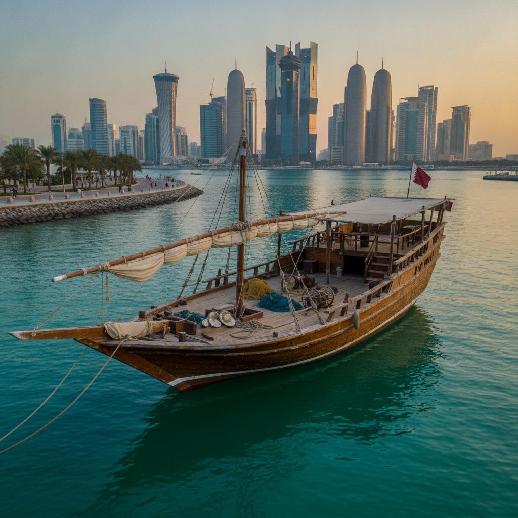 Doha Maritime: The Traditional Dhow, Pearl Diving History, the Dhow Harbor, and the Most Authentically Gulf Single Qatar Maritime Heritage