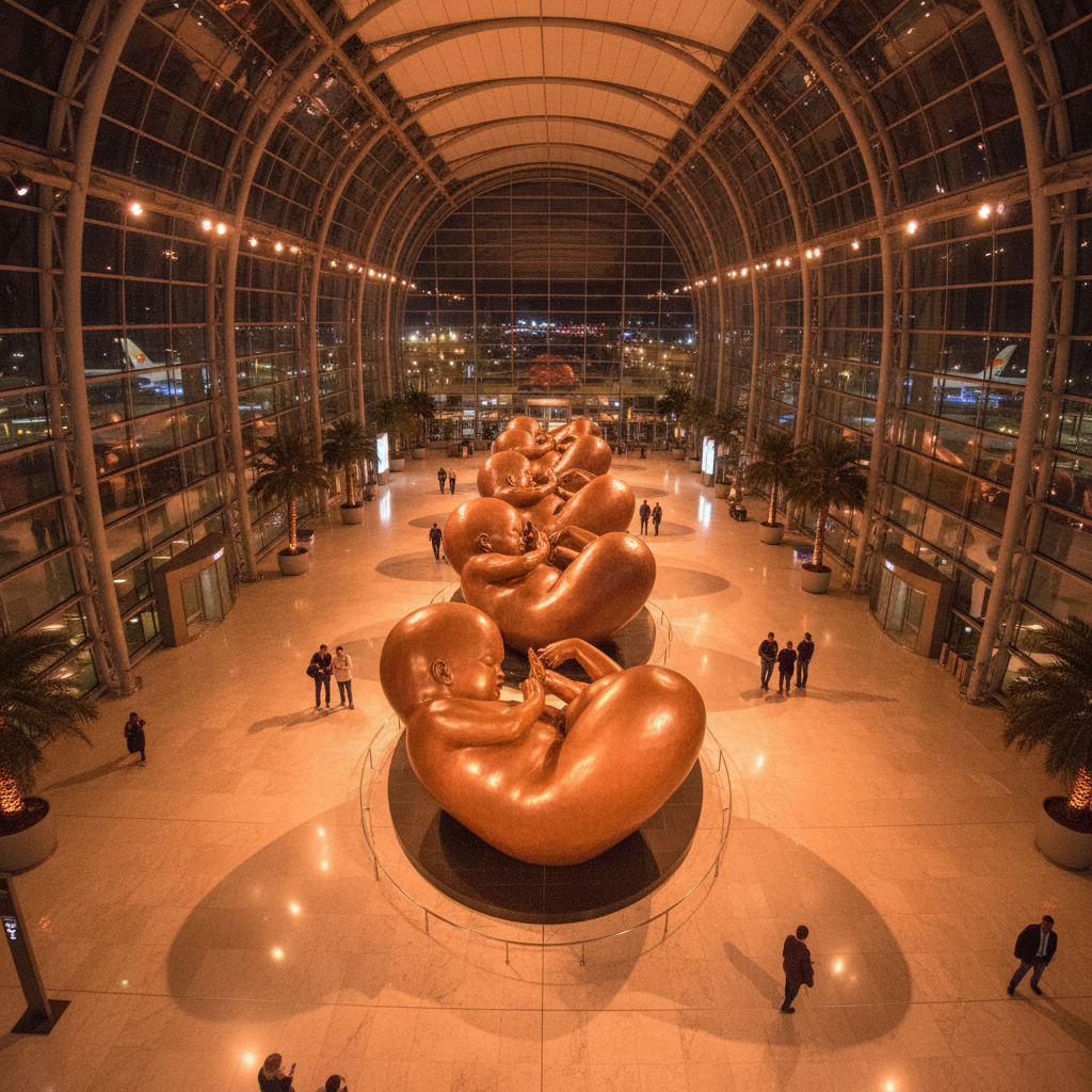 Doha Practical Guide: Hamad Airport's Damien Hirst Art, the Metro & the Alcohol Reality