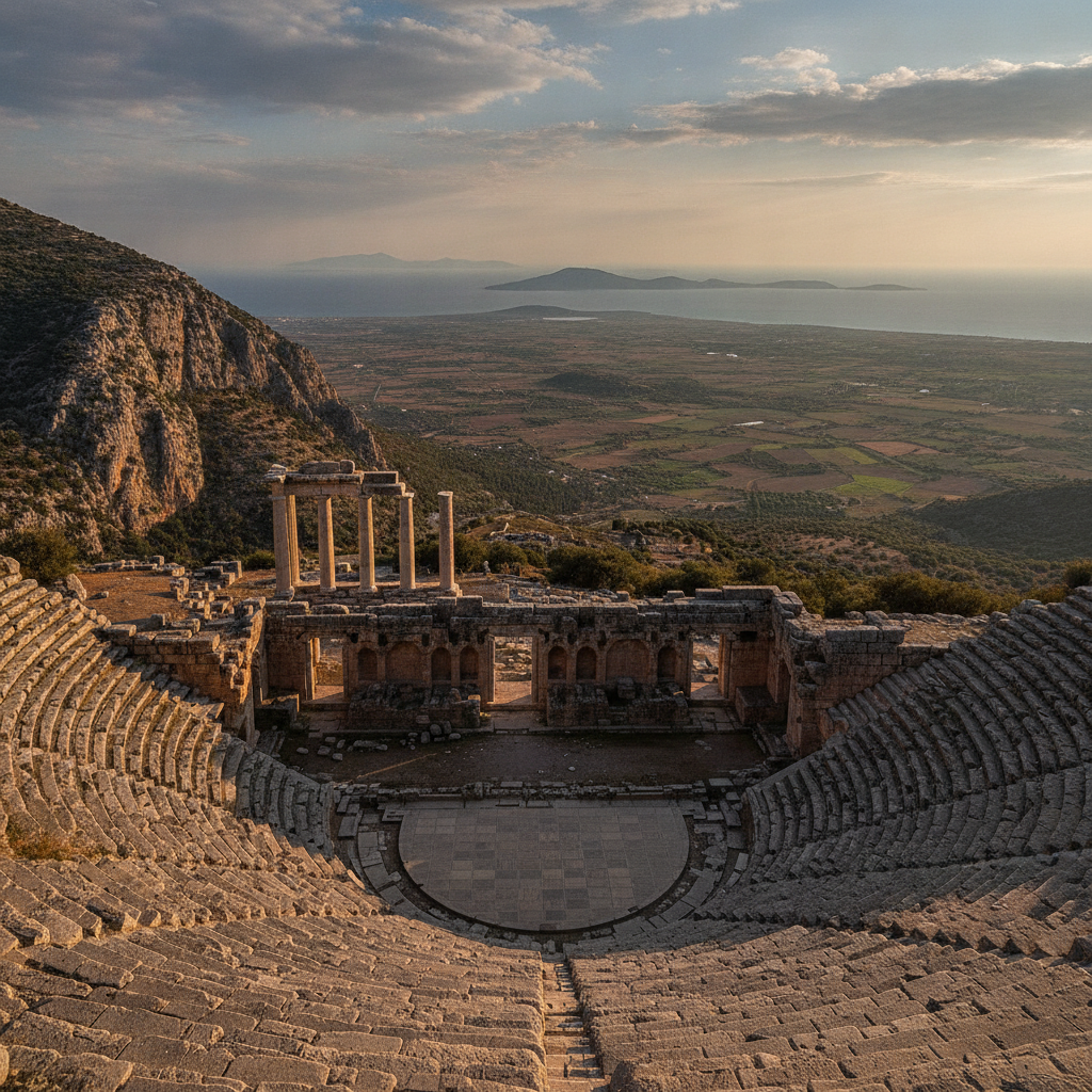 Ephesus Coast and Day Trips: Kusadasi Cruise Port Bazaar, Dilek Peninsula National Park, Amazon Beach, Priene Ancient City, Miletus Theatre, Didyma Apollo Temple Oracle, and the Maeander Valley Circuit