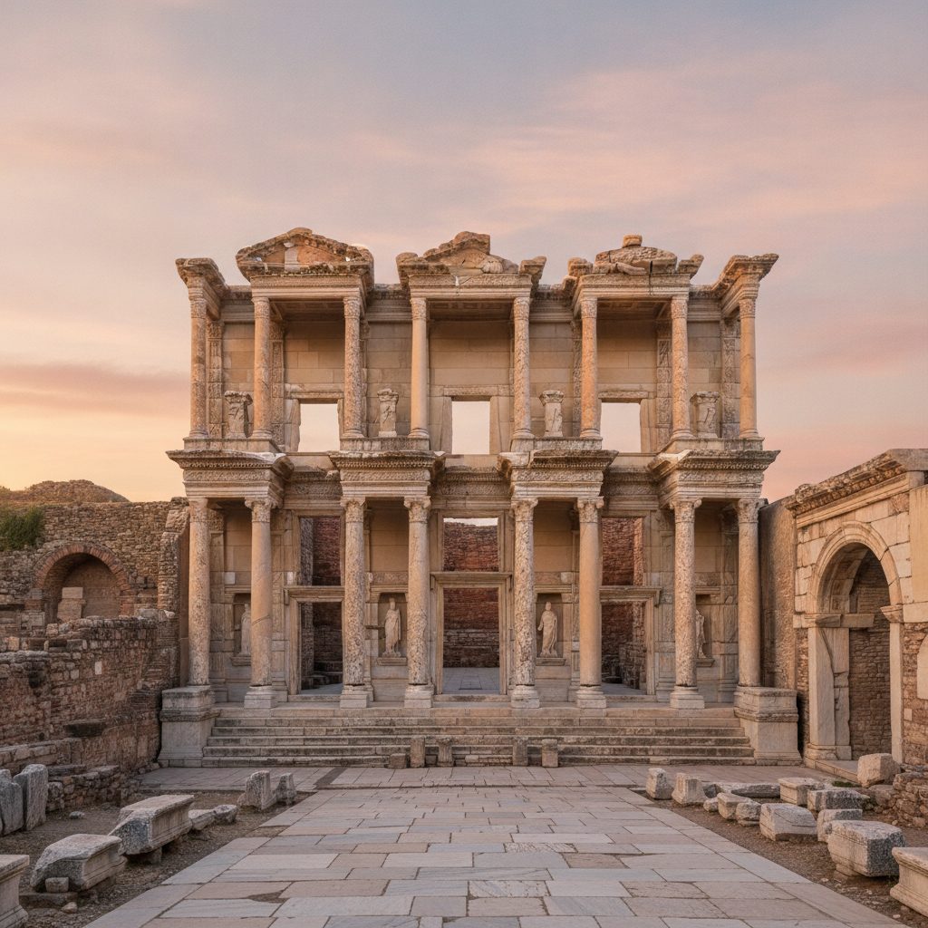 Ephesus Essential: Library of Celsus, the Great Theatre, Artemision Wonder of the World, Terrace Houses of the Wealthy, Roman Agora, and Saint John Basilica on Ayasuluk Hill