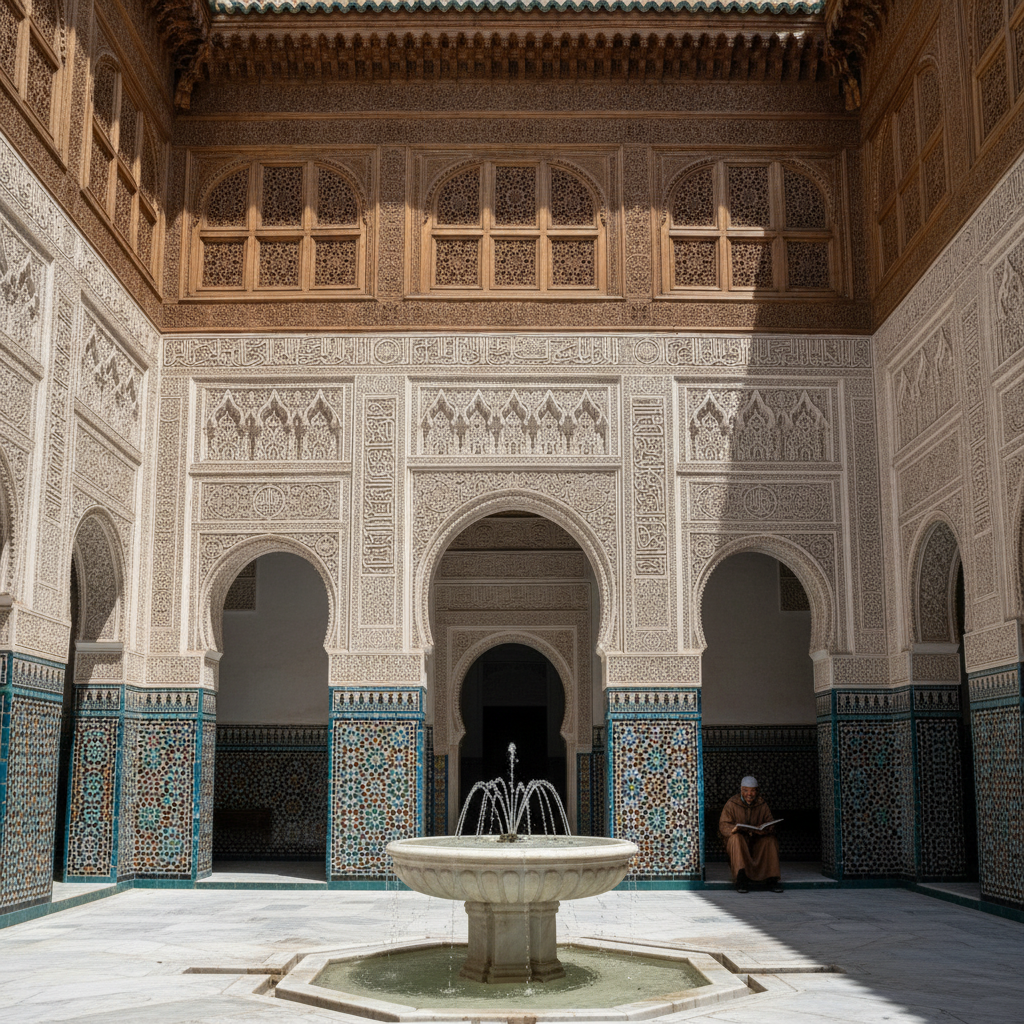 Ibn Khaldun's Muqaddimah Concept of Asabiyya (Group Solidarity) As the Driver of Historical Change Anticipated Modern Sociology by 500 Years; The Tijaniyya Sufi Order Founded in Fes in 1781 Has 100-150 Million Adherents Primarily in West Africa Making It One of the World's Largest Sufi Orders; The Fassi Bastilla Pie Combines Sweet Warqa Pastry With Savory Pigeon Meat Eggs and Almonds in the Definitive Andalusian-Moroccan Sweet-Savory Dish