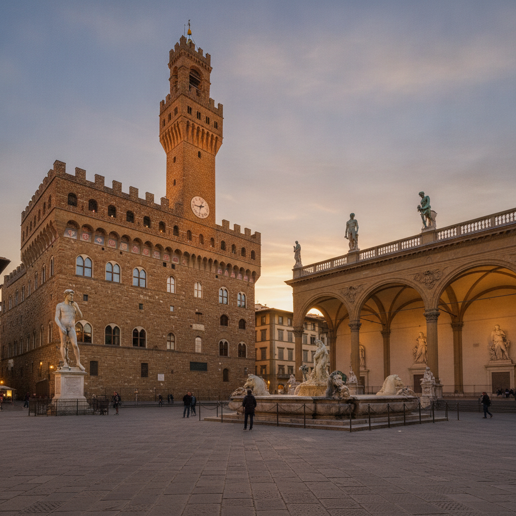 Palazzo Vecchio, Piazza della Signoria & the Bargello