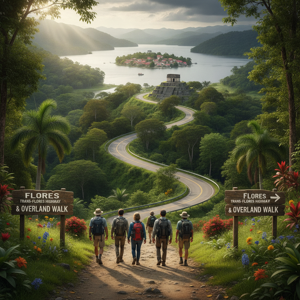 Flores Trans-Flores Highway & Overland Walk
