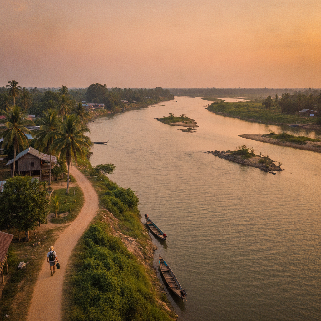 Four Thousand Islands Laos-Cambodia Border Walk