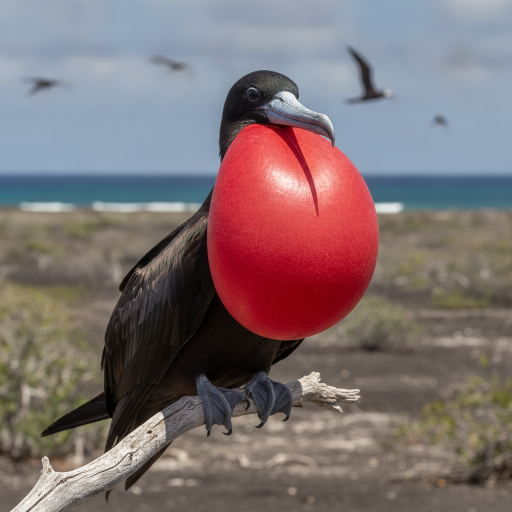 Galapagos Birds: Boobies, Finches, Frigatebirds, and the Flightless Cormorant