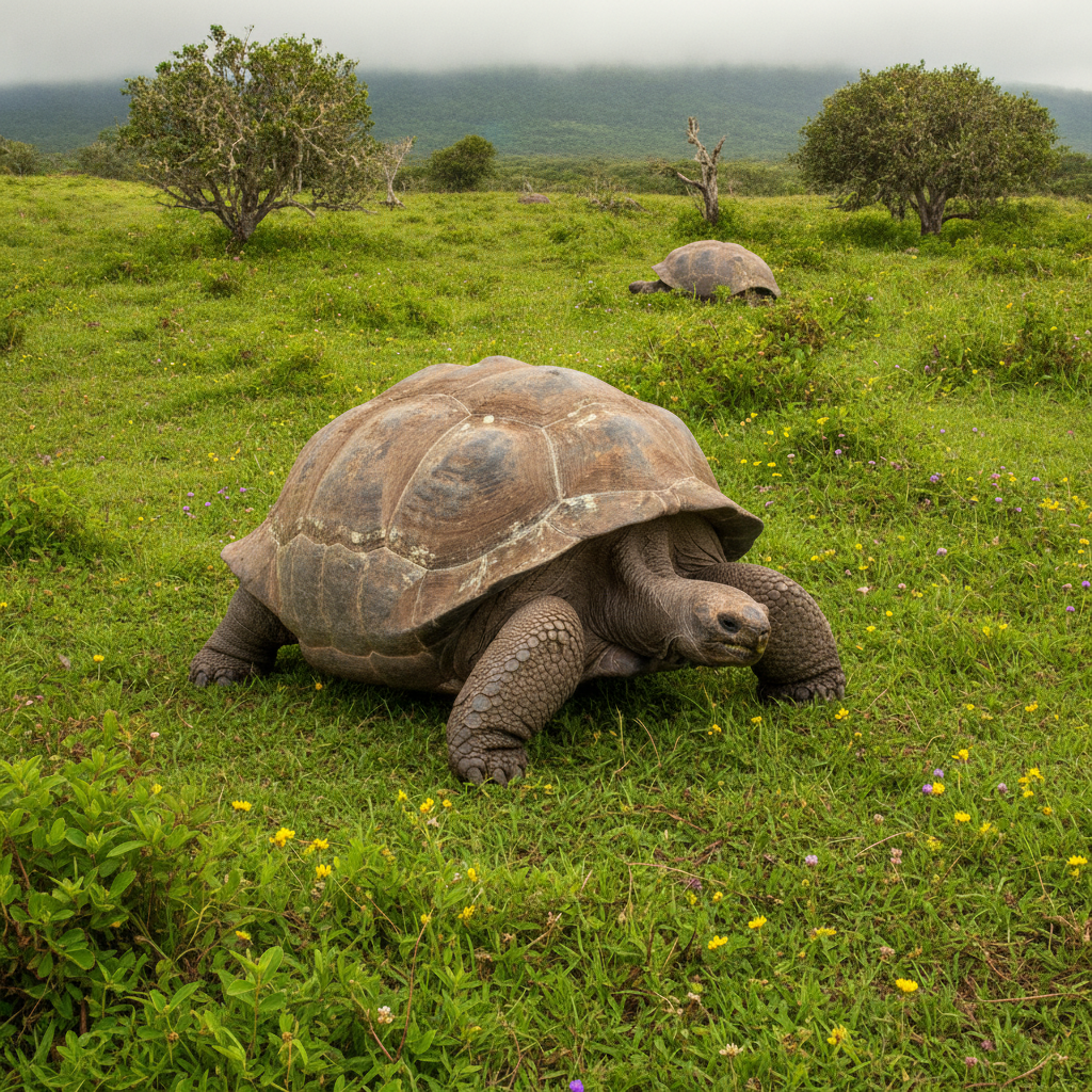 Galapagos Giant Tortoises: Natural History, Near Extinction, and Recovery