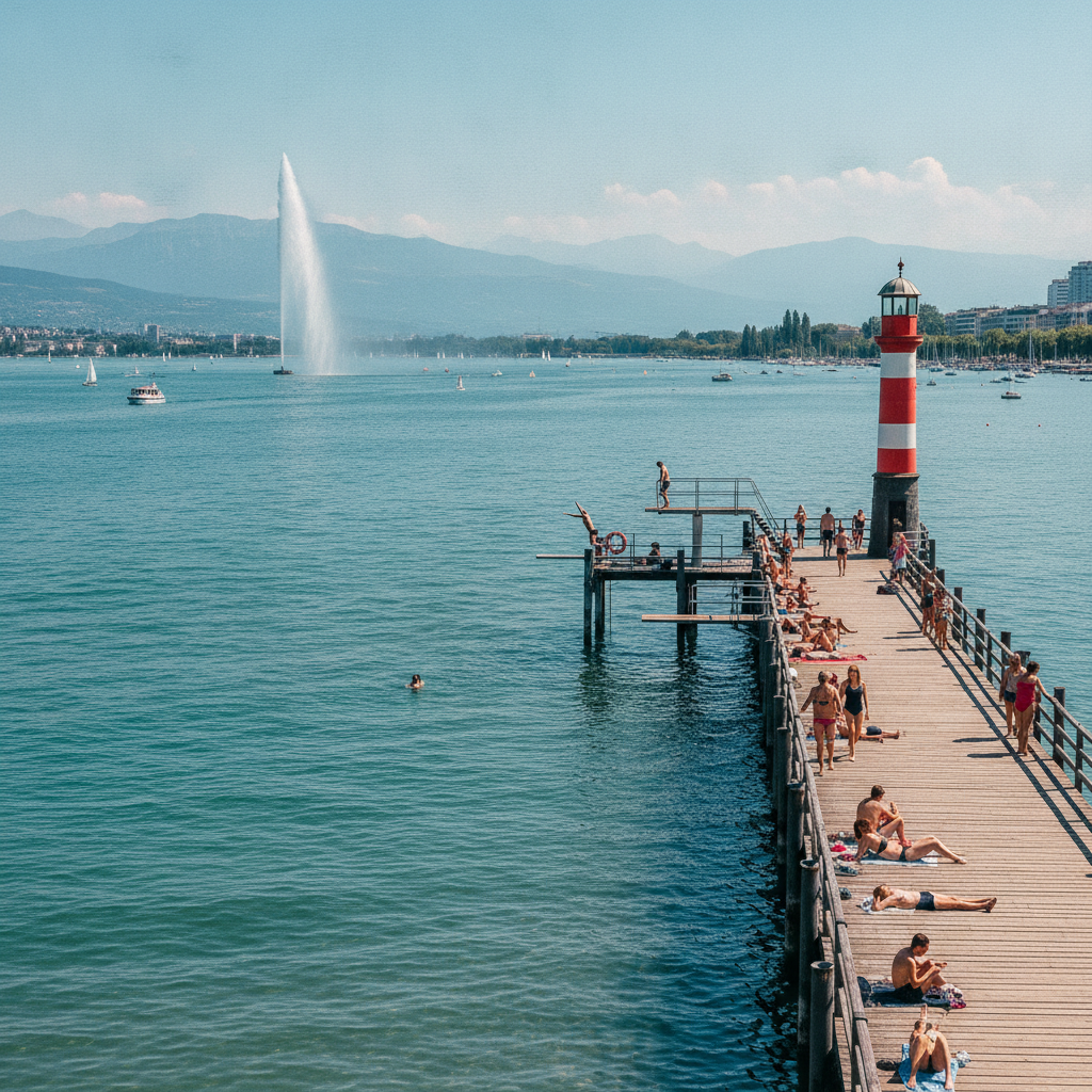 Geneva Outdoors — the Bains des Pâquis, the Rhône Parks & the City's Green Spaces