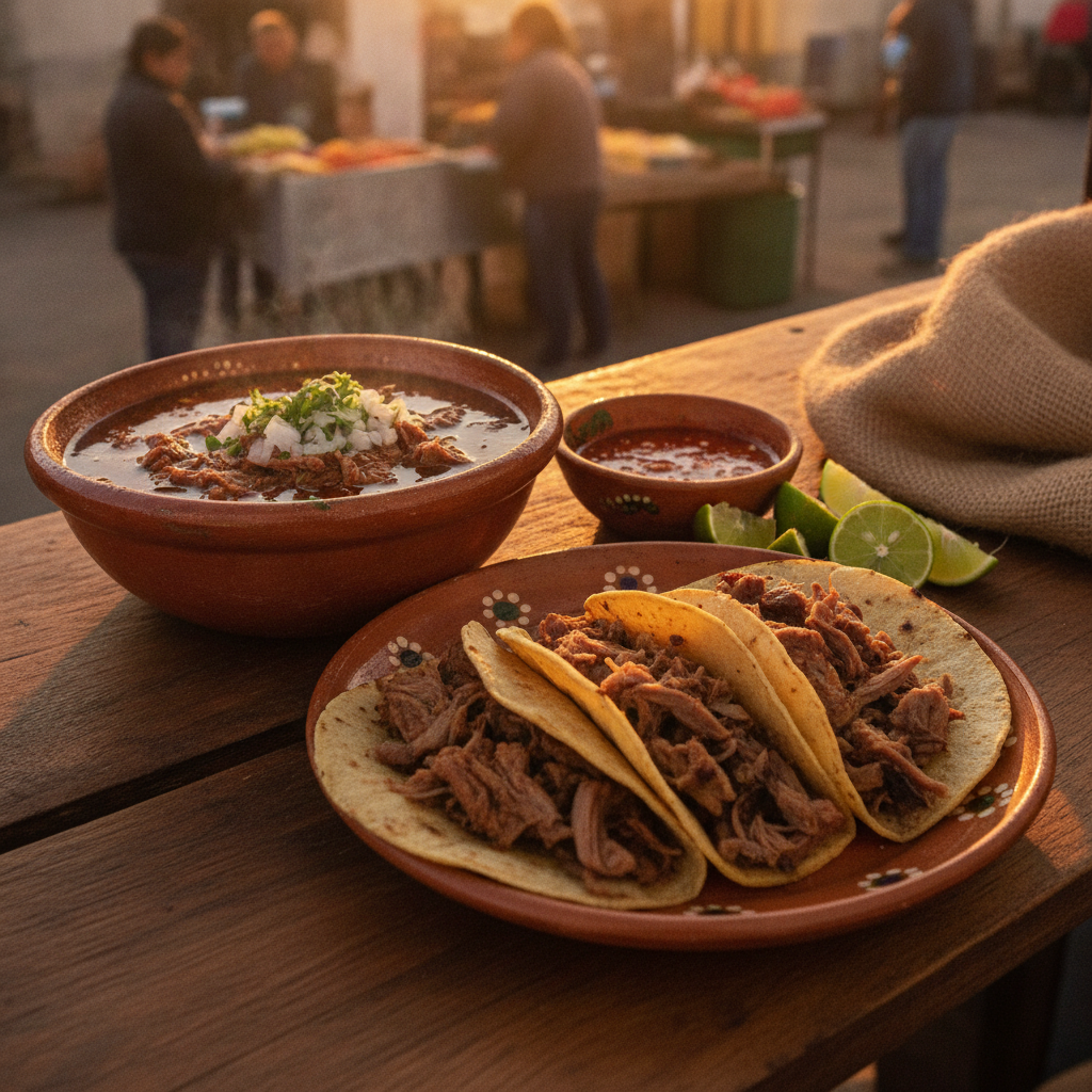 Tapatian Food Culture: Birria Taco Stands at Dawn, Tejuino Cart Vendors, Torta Ahogada Drowned in Chile Sauce and the Tequila Ritual That Defines Jalisco at the Table