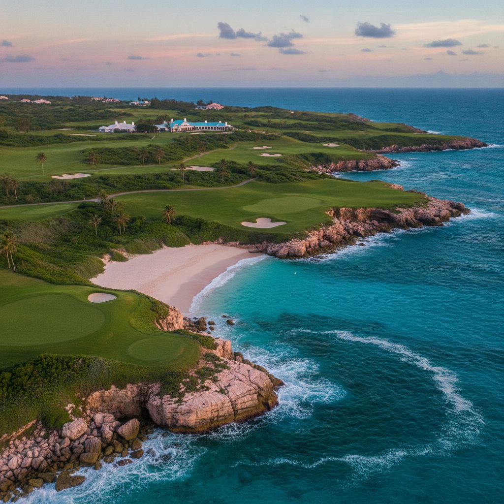 Hamilton Finance and Activities: Bermuda Reinsurance Capital, Newport Race, Horseshoe Bay Geology, St. David's Island Local Experience, Golf Course Density, and the Rebuilt LF Wade Airport