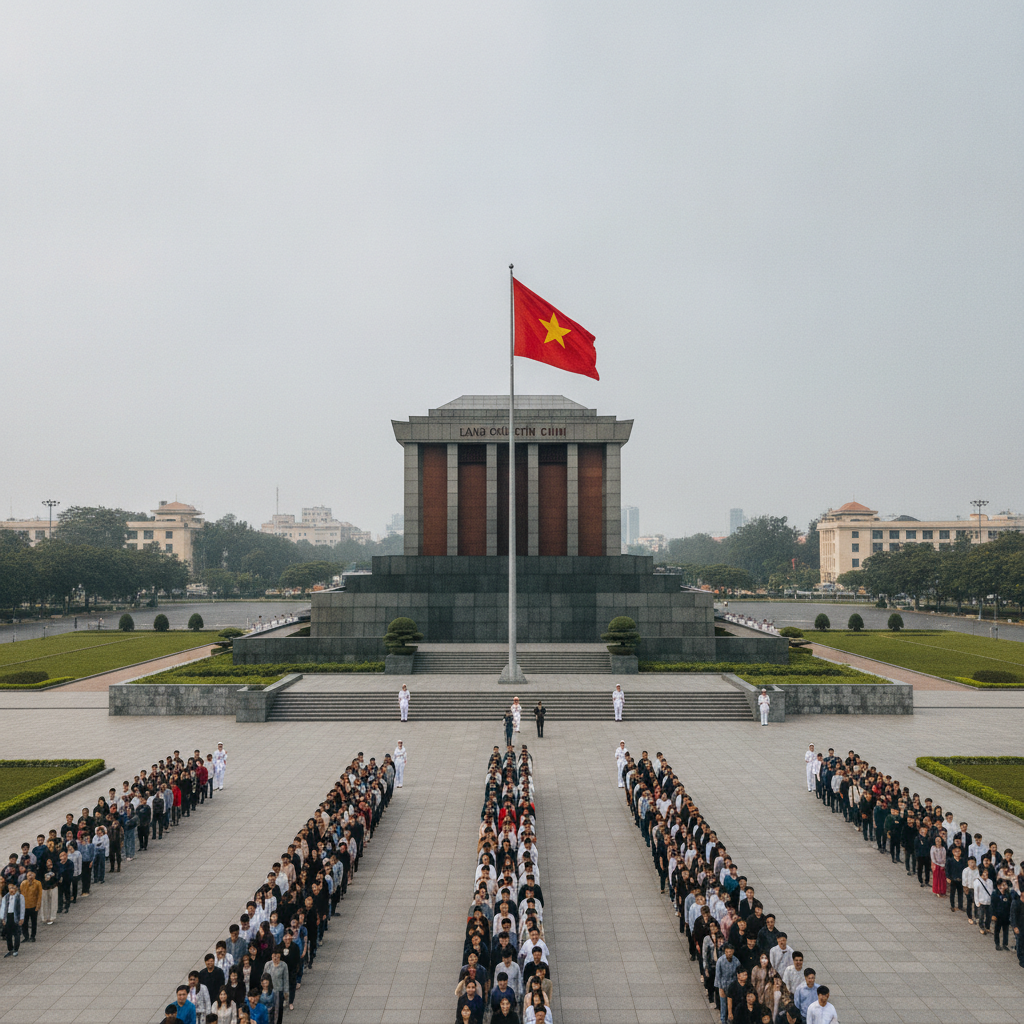 Ho Chi Minh Mausoleum, Ba Dinh & the Temple of Literature