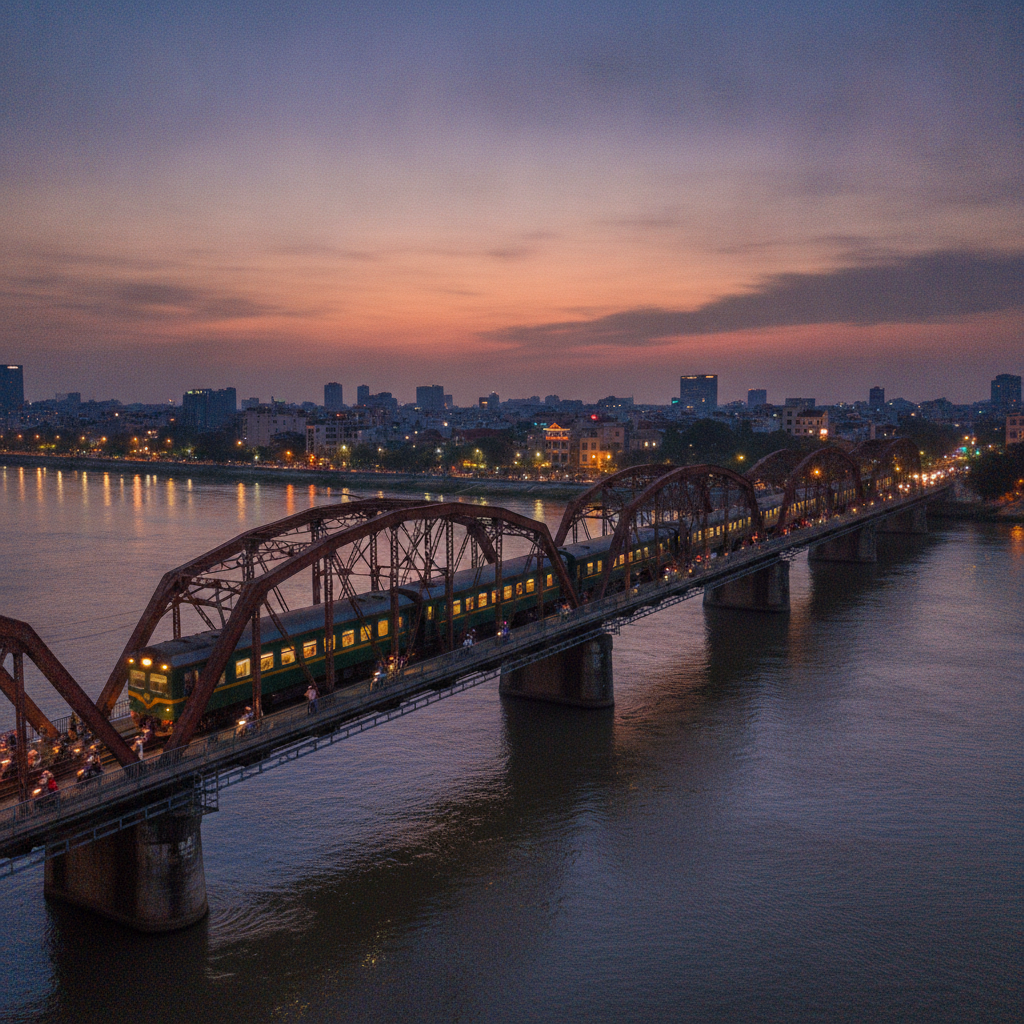 Long Bien Bridge, Red River & the Layers of Hanoi's History
