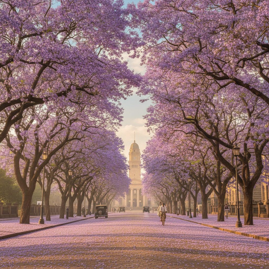 Harare City Centre: Jacaranda Avenues & Colonial Heritage