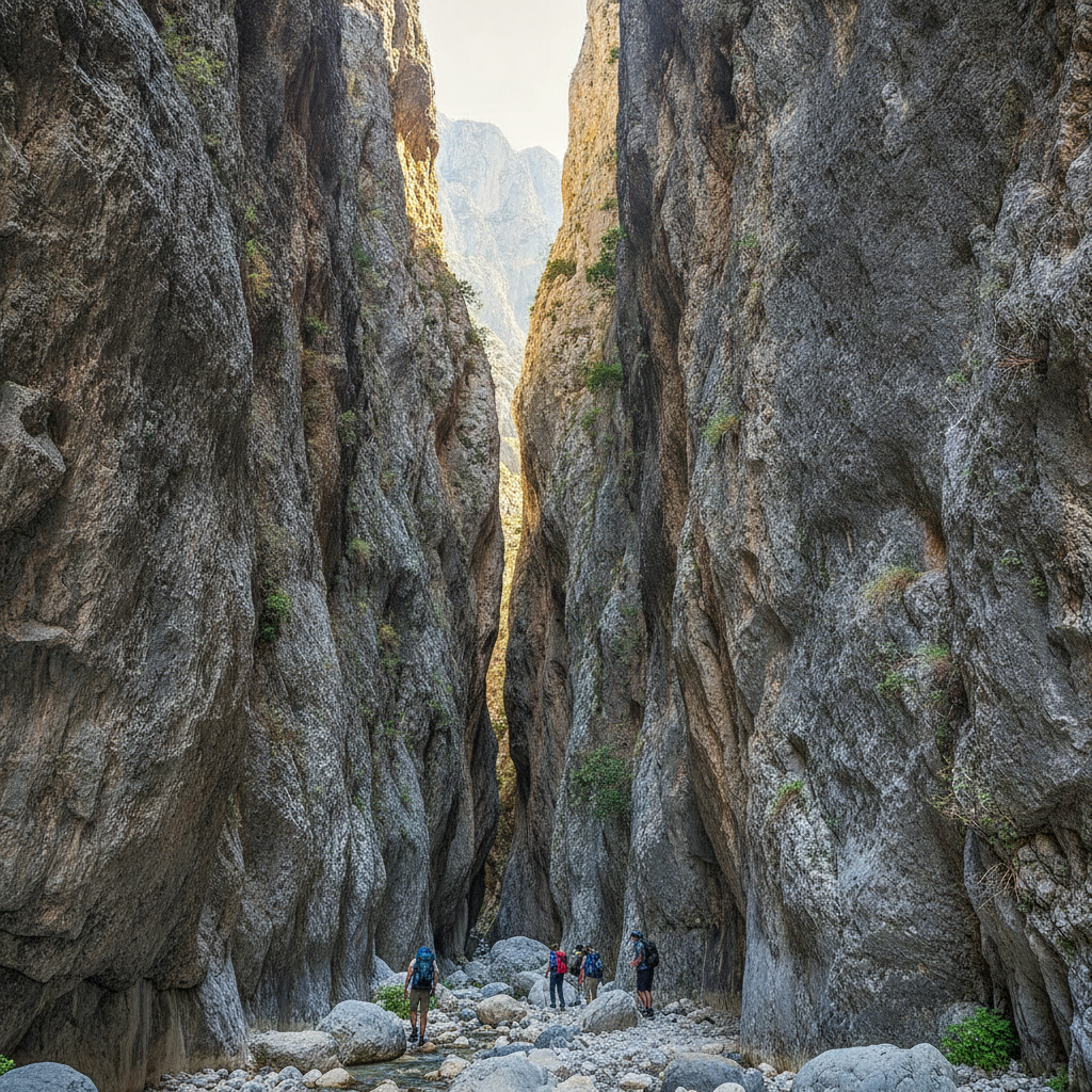 Heraklion and Crete: Samaria Gorge European Grand Canyon, the Elafonisi Pink Lagoon, Rethymno Venetian Town, the Chania Harbor Pearl, the Cretan Diet Village Tavernas, and the Heraklion Airport Island Network