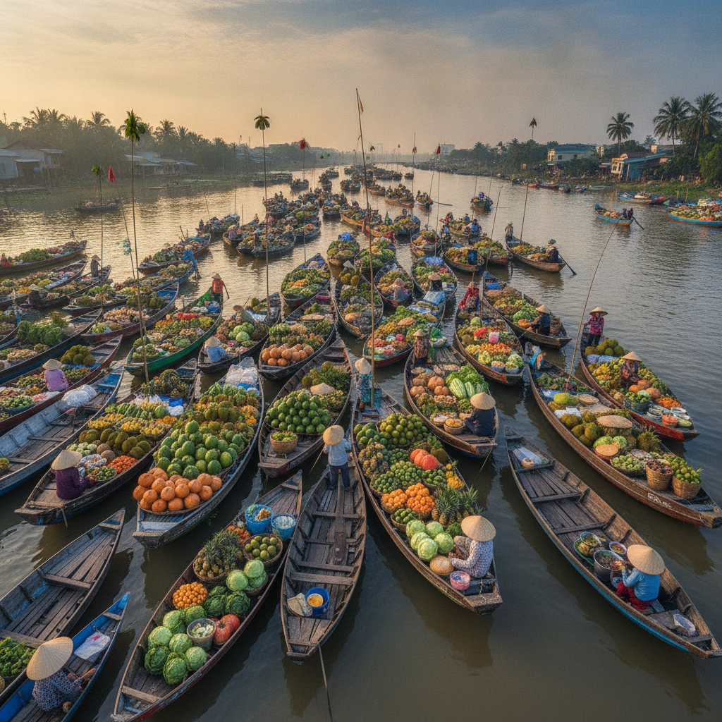 Mekong Delta & Floating Markets — The River World Beyond Saigon