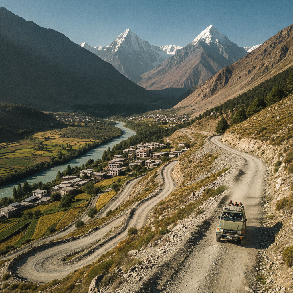 Hunza Eagle's Nest Panoramic Mountain Views