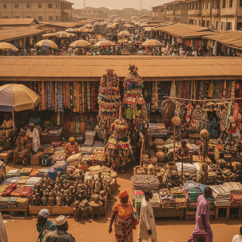 Oje & Beere Markets: Yoruba Antiques, Aso-Oke & Traditional Commerce