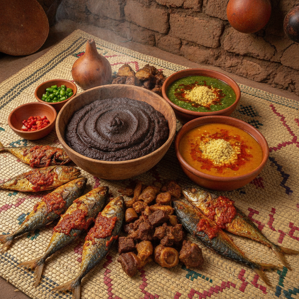 Ibadan's Yoruba Cuisine: Amala, Ewedu & Authentic Street Food