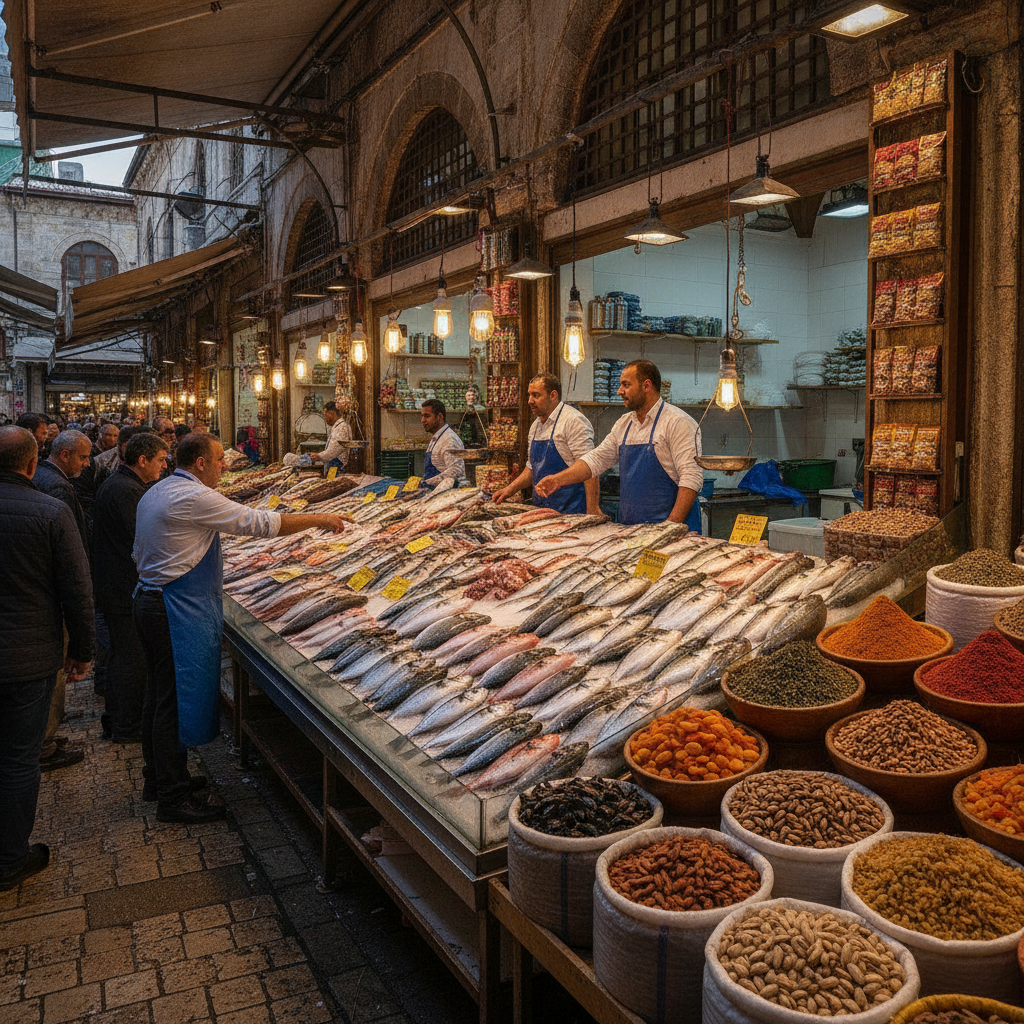 Izmir Food Culture: The Fish Market and Balikpazari, the Boyoz Morning Pastry, Kumru Sandwich and Midye Stuffed Mussels, the Izmir Meyhane Tradition, Kemeralti Spice Market, and the Complete Izmir Street Food Circuit