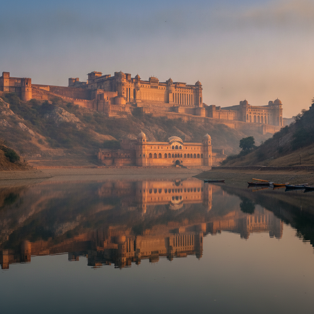 Jaipur Essentials: Amber Fort's Mirror Palace, the Palace of Winds & the World's Largest Stone Sundial