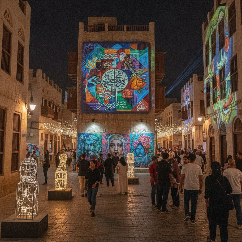 Jeddah Arts: The Street Art Scene, the Noor Festival, the Gallery Circuit, and the Most Artistically Creative Single Saudi City