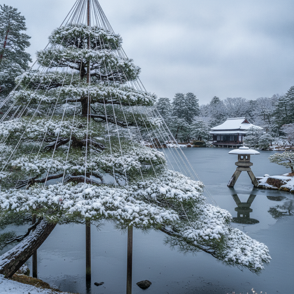 The Garden That Has All Six Impossible Attributes, the Geisha Quarter Whose Lattice Spacing Was Government-Regulated & 99% of Japan's Gold Leaf