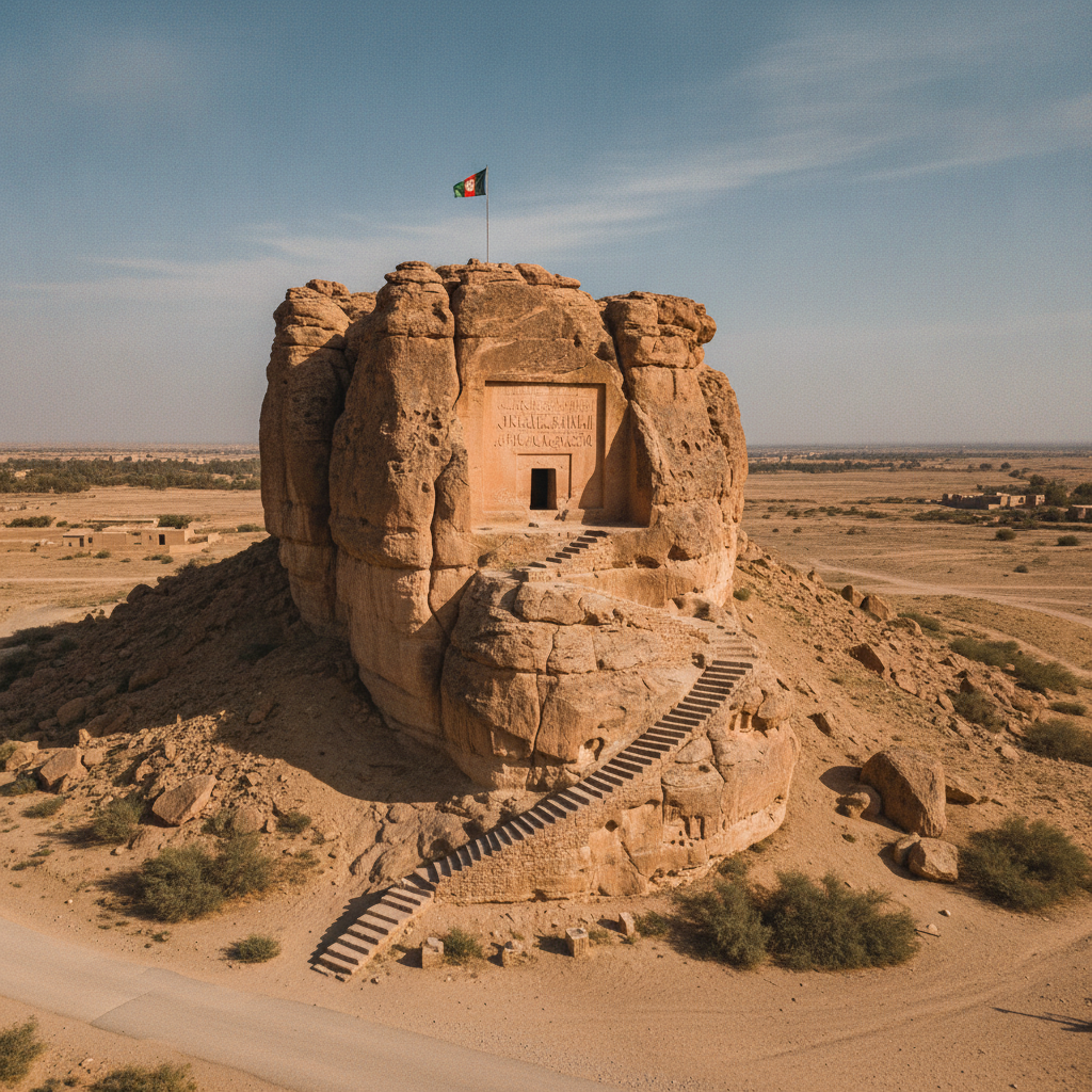 Kandahar Chehel Zina Forty Steps Monument
