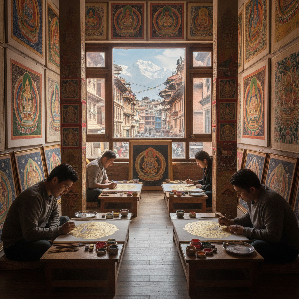 Kathmandu Arts: The Contemporary Nepali Art Scene, Music, Thanka Painting, the Craft Tradition, and the Most Creatively Vibrant Single Himalayan Capital
